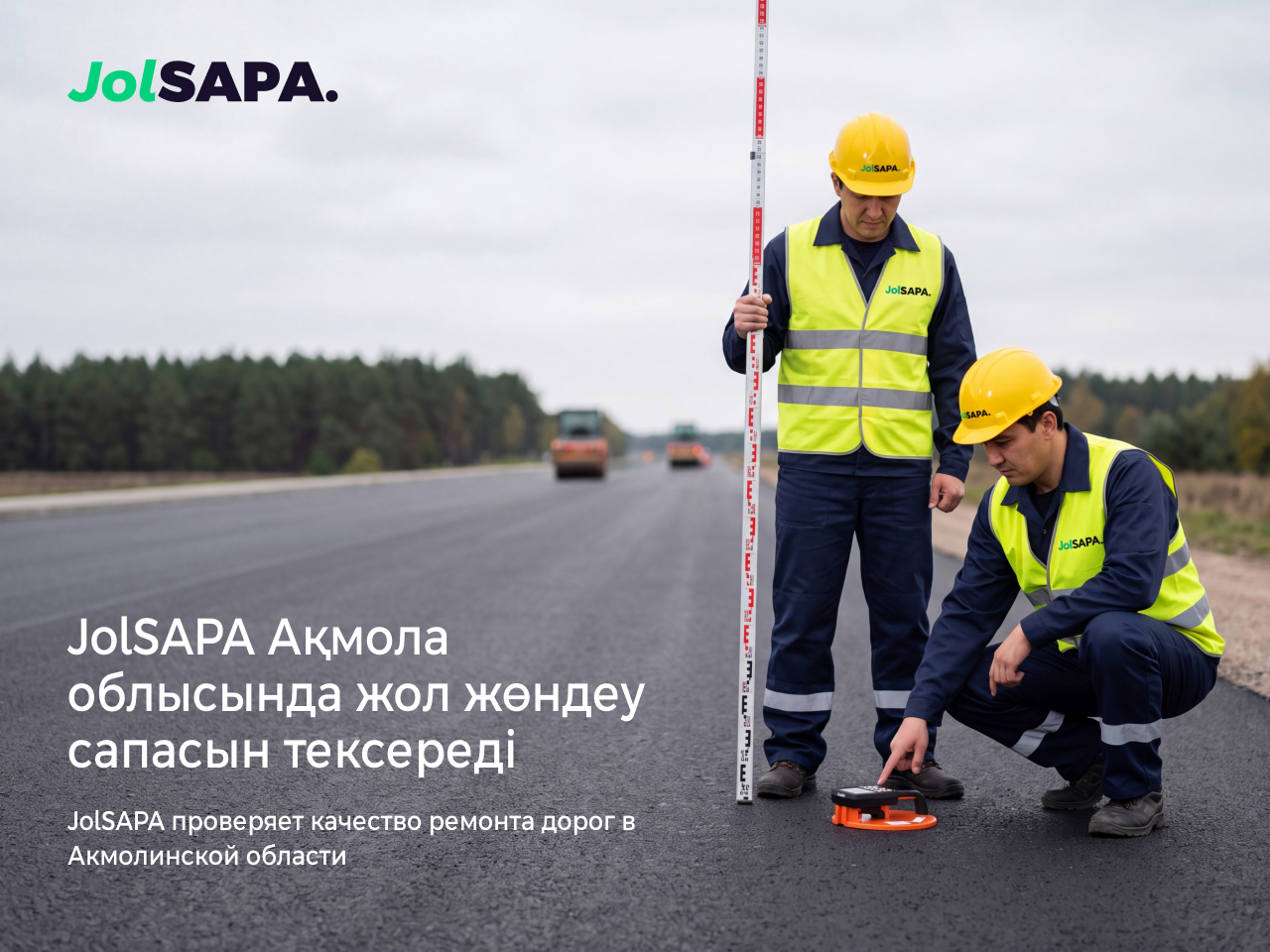In Akmola region, the quality of road repair is controlled by JolSAPA